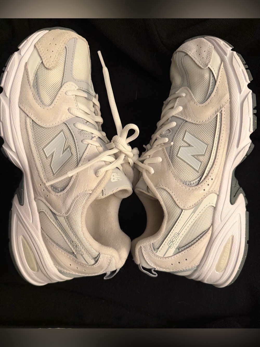 New Balance 530 (Sea Salt/Grey Matter/White) Unisex.